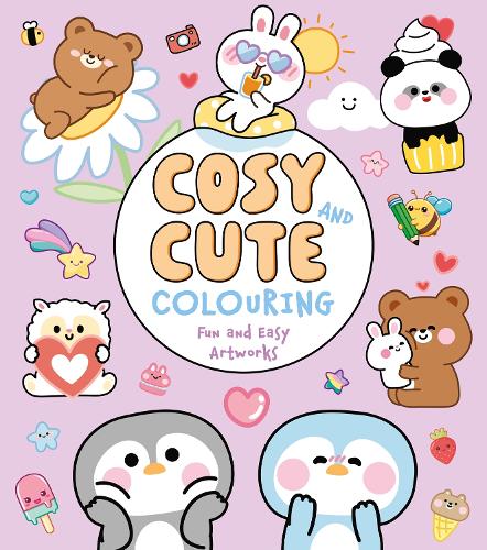 Бумажная книга «Cosy and Cute Colouring: Fun and Easy Artworks», автор Виолетта Пето - фото №1