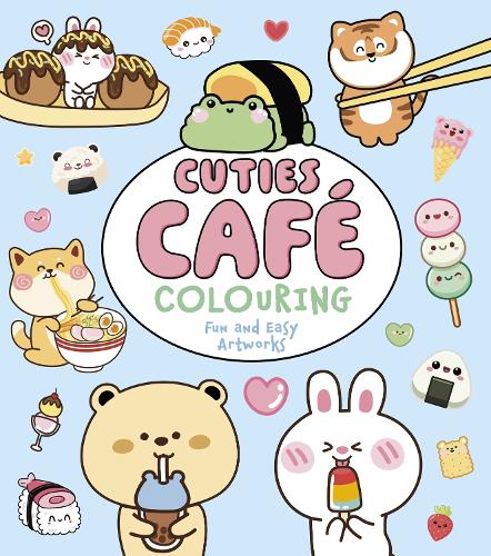 Бумажная книга «Cuties Café Colouring: Fun and Easy Artworks», автор Виолетта Пето - фото №1