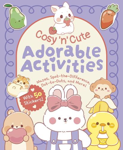 Паперова книга «Cosy 'n' Cute Adorable Activities: With 50 Stickers!», автор Ем Брюс - фото №1