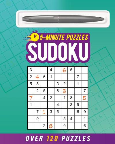 Паперова книга «5-Minute Sudoku (includes ball-point pen): Over 120 Puzzles», автор Ерік Сондерс - фото №1