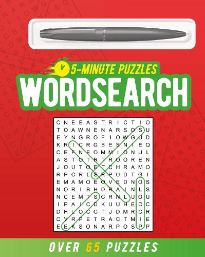 Бумажная книга «5-Minute Wordsearch (includes ball-point pen): Over 65 Puzzles», автор Эрик Сондерс - фото №1