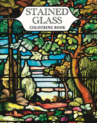 Паперова книга «Stained Glass Colouring Book: With 45 Enchanting Designs», автор Тансі Віллоу - фото №1