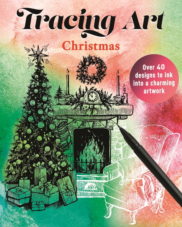Бумажная книга «Tracing Art: Christmas: Over 40 Designs to Ink Into a Charming Artwork», автор Аурелия Давенпорт - фото №1