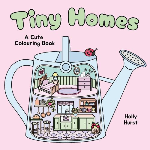 Паперова книга «Tiny Homes Cute Colouring Book», автор Голлі Герст - фото №1