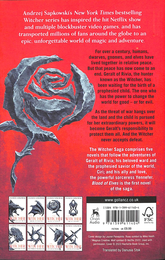 Бумажная книга «Blood of Elves», автор Анджей Сапковский - фото №1