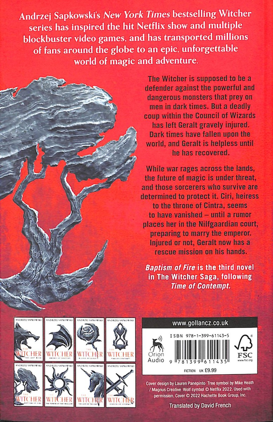 Бумажная книга «Baptism of Fire», автор Анджей Сапковский - фото №1