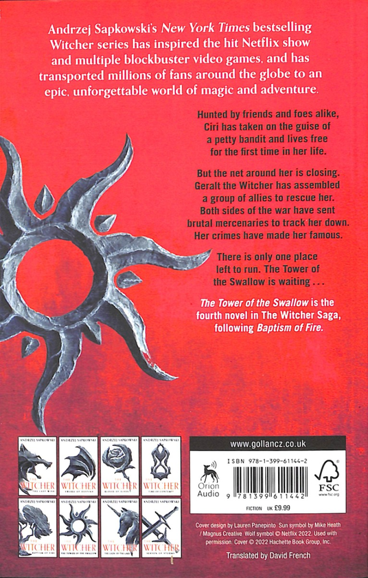 Бумажная книга «The Tower of the Swallow», автор Анджей Сапковский - фото №1