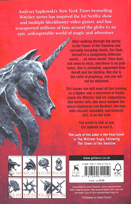 Бумажная книга «The Witcher (комплект із 8 книг)», автор Анджей Сапковский - фото №1