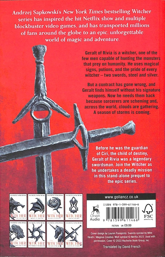 Бумажная книга «The Witcher (комплект із 8 книг)», автор Анджей Сапковский - фото №1