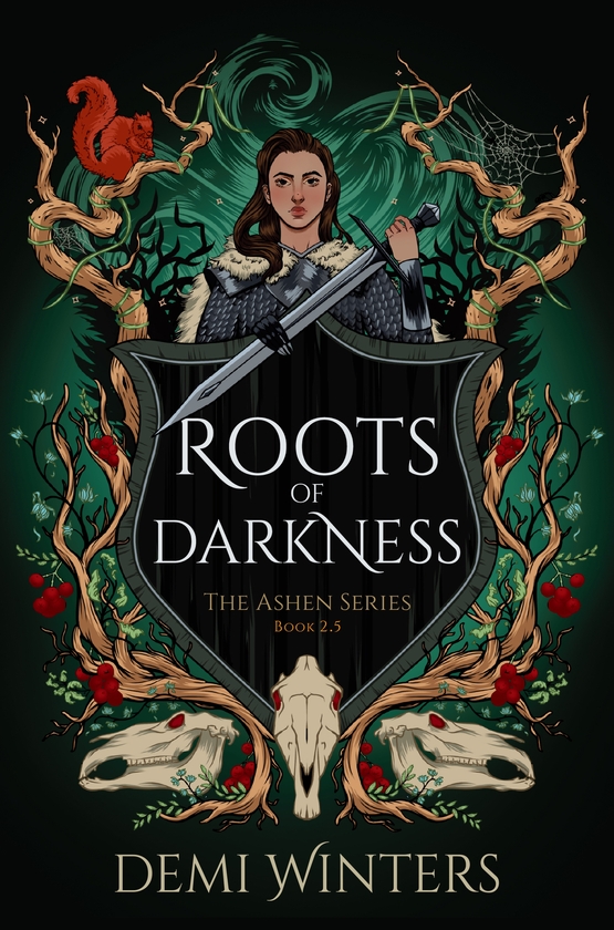 Бумажная книга «Roots of Darkness: The must-read romantasy novella to the epic Viking ASHEN series», автор Деми Уинтерс - фото №1