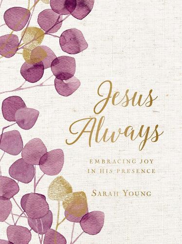 [object Object] «Jesus Always, Large Text Cloth Botanical Cover, with Full Scriptures: Embracing Joy in His Presence (a 365-Day Devotional)», автор Сара Янг - фото №1