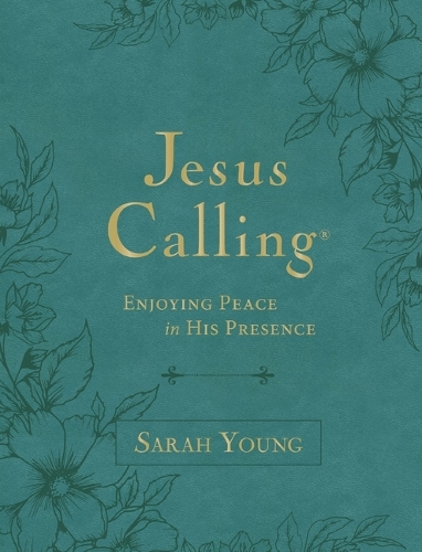 [object Object] «Jesus Calling, Large Text Teal Leathersoft, with Full Scriptures: Enjoying Peace in His Presence (A 365-Day Devotional)», автор Сара Янг - фото №1
