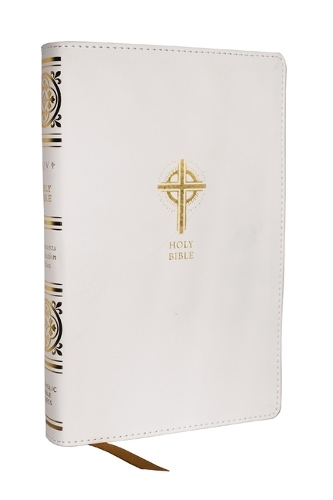 Бумажная книга «NRSVCE Sacraments of Initiation Catholic Bible, White Leathersoft, Comfort Print», автор Католическое библейское издательство - фото №1
