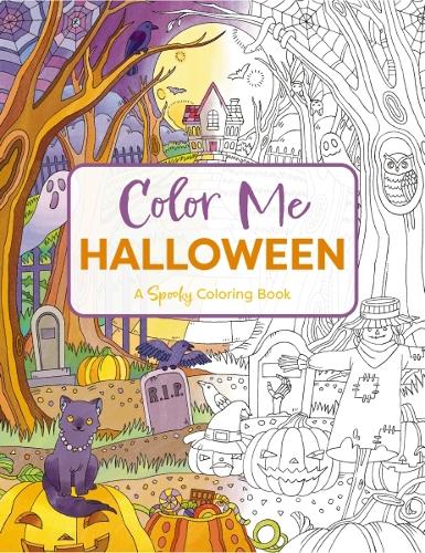 Бумажная книга «Color Me Halloween: A Spooky Coloring Book (Spooky Coloring Fun For all Ages)», автор Редакторы Cider Mill Press - фото №1