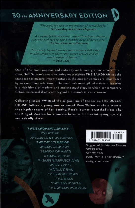 Бумажная книга «The Sandman. Volume 2. The Doll's House», автор Нил Гейман - фото №1