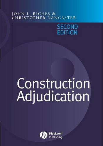 Бумажная книга «Construction Adjudication», автор Кристофер Данкастер - фото №1