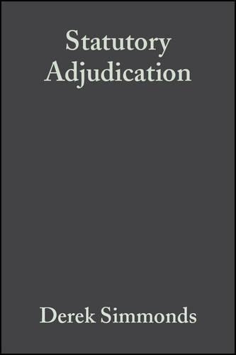 Паперова книга «Statutory Adjudication: A Practical Guide», автор Дерек Сіммондс - фото №1