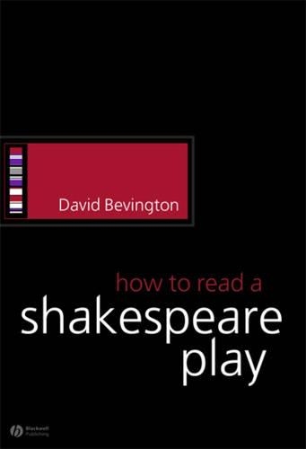 Бумажная книга «How to Read a Shakespeare Play», автор Дэвид Бевингтон - фото №1