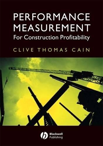 Паперова книга «Performance Measurement for Construction Profitability», автор Клайв Томас Кейн - фото №1