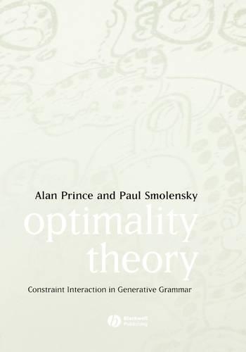 Паперова книга «Optimality Theory: Constraint Interaction in Generative Grammar», авторів Алан Прінс, Пол Смоленський - фото №1