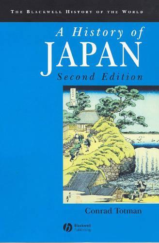 Бумажная книга «A History of Japan», автор Конрад Тотман - фото №1