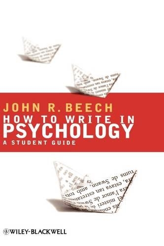 Бумажная книга «How To Write in Psychology: A Student Guide», автор Джон Р. Бич - фото №1