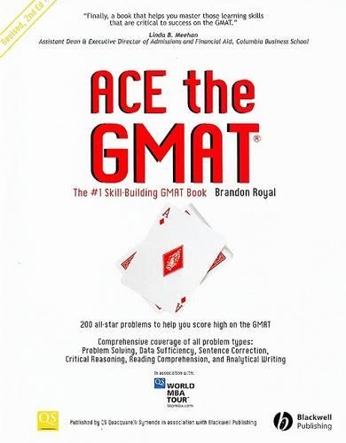 Бумажная книга «Ace the GMAT», автор Брэндон Роял - фото №1
