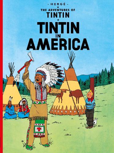 Паперова книга «Tintin in America», автор Ерже - фото №1