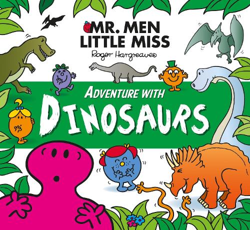 Паперова книга «Mr. Men Little Miss Adventure with Dinosaurs», автор Адам Харгрівз - фото №1