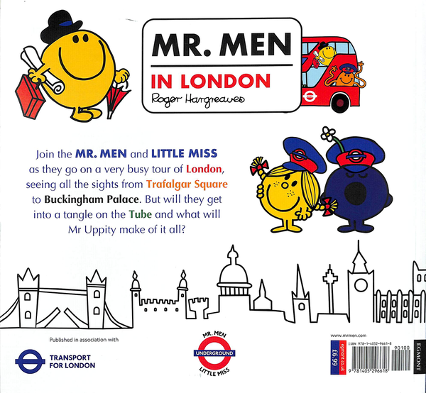 Паперова книга «Mr. Men in London», автор Адам Харгрівз - фото №1