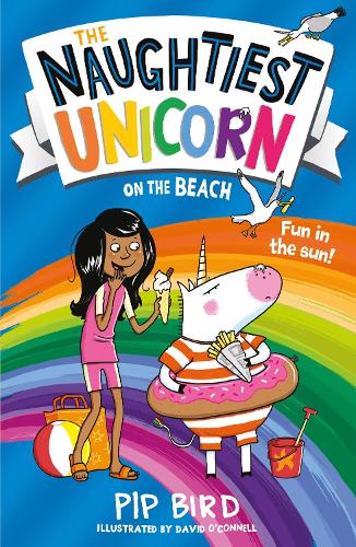 Паперова книга «The Naughtiest Unicorn on the Beach», автор Піп Берд - фото №1