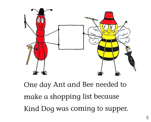 Паперова книга «Ant and Bee Go Shopping», автор Анжела Баннер - фото №1