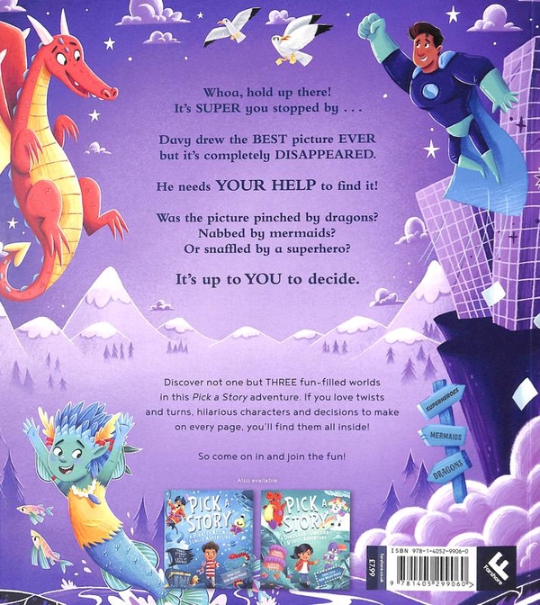 Бумажная книга «A Superhero + Dragon + Mermaid Adventure», автор Сара Койл - фото №1