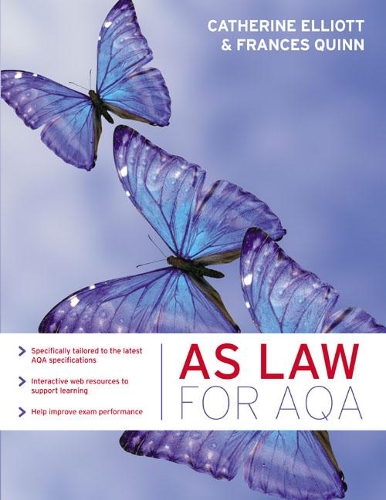 Бумажная книга «AS Law for AQA», авторов Кэтрин Эллиотт, Фрэнсис Куинн - фото №1
