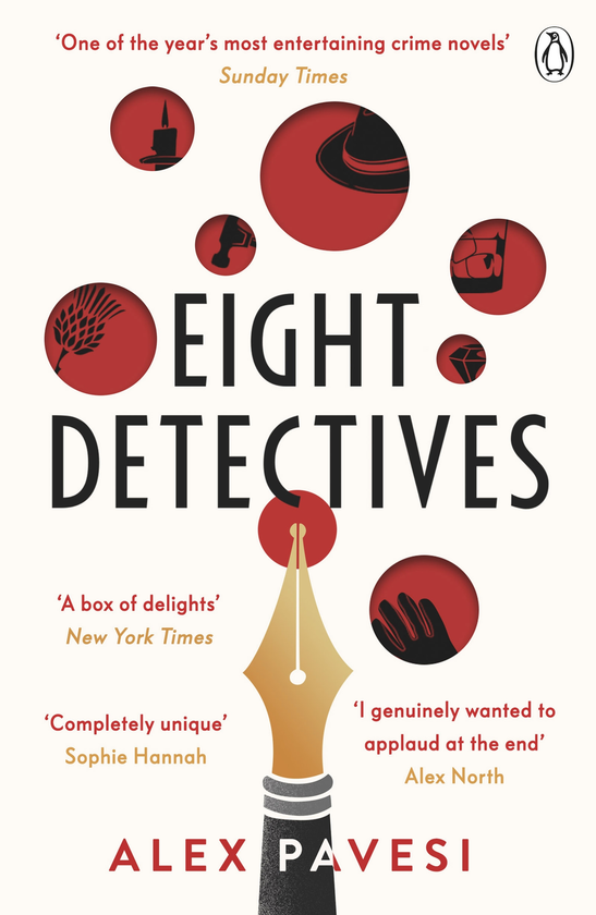 Паперова книга «Eight Detectives», автор Алекс Павесі - фото №1