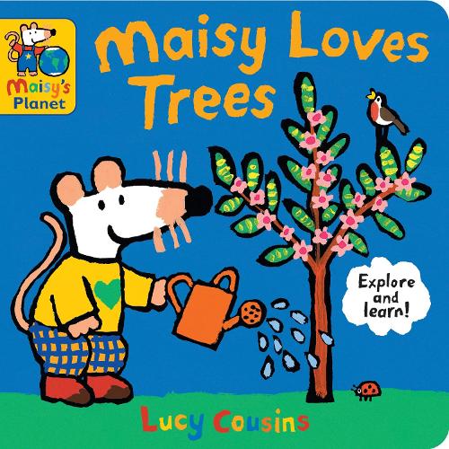 Паперова книга «Maisy Loves Trees: A Maisy's Planet Book», автор Люсі Казенс - фото №1