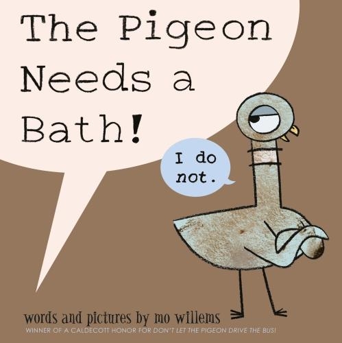 Паперова книга «The Pigeon Needs a Bath», автор Мо Віллемс - фото №1