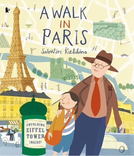 Паперова книга «A Walk in Paris», автор Сальваторе Руббіно - фото №1