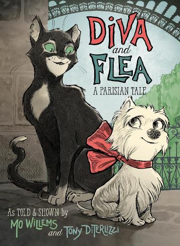Бумажная книга «Diva and Flea: A Parisian Tale», автор Мо Виллемс - фото №1