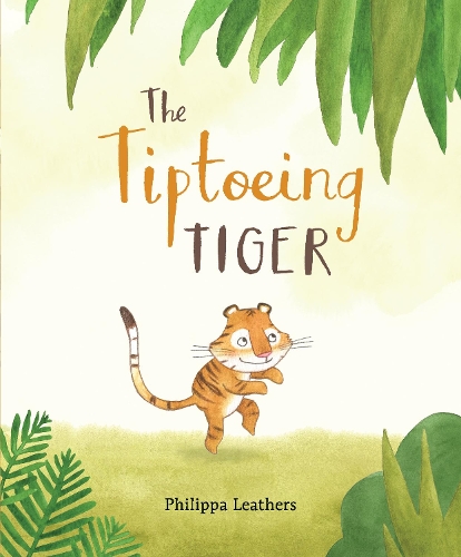 Паперова книга «The Tiptoeing Tiger», автор Філіпа Лезерс - фото №1