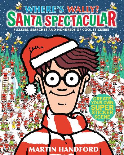 Бумажная книга «Where's Wally? Santa Spectacular Sticker Activity Book», автор Мартин Хэндфорд - фото №1