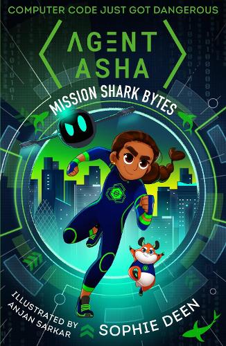 Паперова книга «Agent Asha: Mission Shark Bytes», автор Софі Дін - фото №1