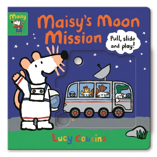 Бумажная книга «Maisy's Moon Mission: Pull, Slide and Play!», автор Люси Казенс - фото №1