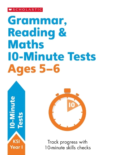 [object Object] «Grammar, Reading & Maths 10-Minute Tests Ages 5-6», авторов Хелен Беттс, Пол Холлин, Шелли Уэлш - фото №1