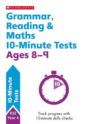 [object Object] «Grammar, Reading & Maths 10-Minute Tests Ages 8-9», авторов Джайлс Клэр, Пол Холлин, Шелли Уэлш - фото №1