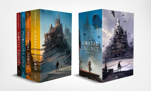 [object Object] «Mortal Engines (Ian McQue boxset x4)», автор Філіп Рів - фото №1