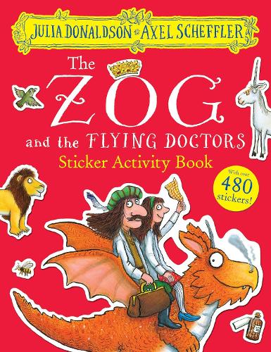 Бумажная книга «The Zog and the Flying Doctors Sticker Book (PB)», автор Джулия Дональдсон - фото №1