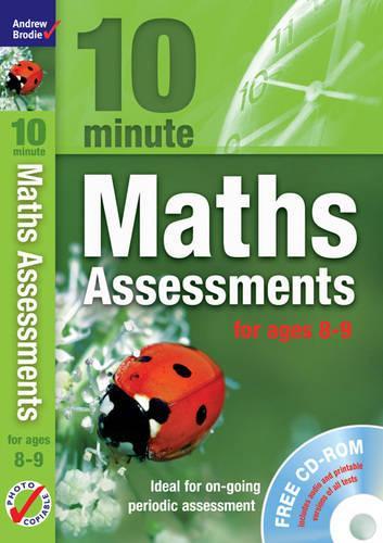 [object Object] «Ten Minute Maths Assessments ages 8-9 (plus CD-ROM)», автор Ендрю Броді - фото №1