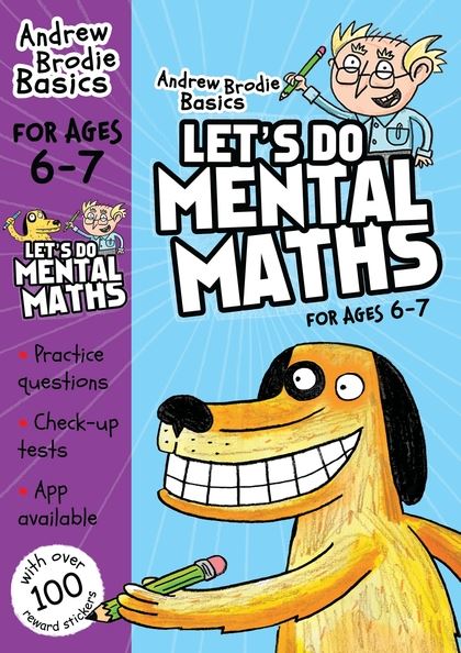 Паперова книга «Let's do Mental Maths for ages 6-7: For children learning at home», автор Ендрю Броуді - фото №1