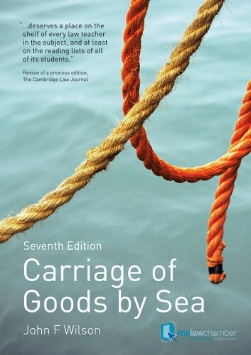 Бумажная книга «Carriage of Goods by Sea», автор Джон Уилсон - фото №1